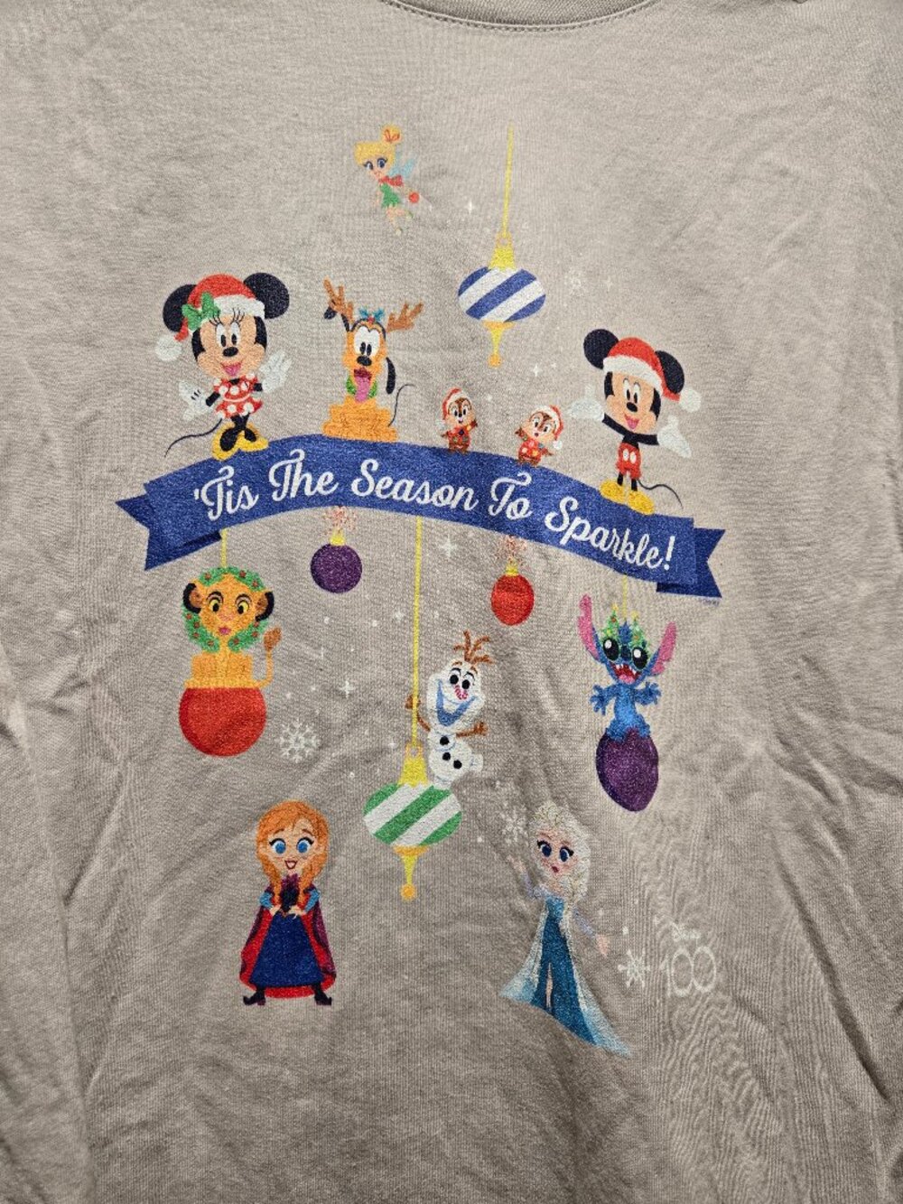 NWT Disney Christmas 'Tis the Season to Sparkle T-shirt